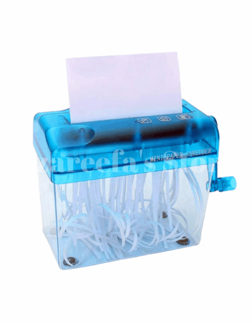 mini paper shredder