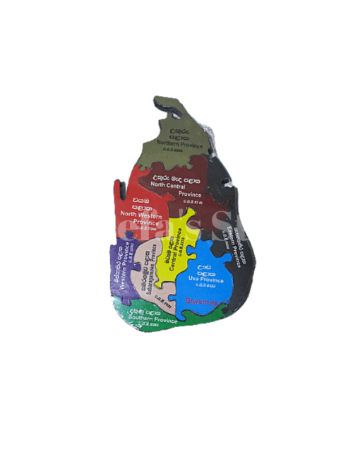 Sri lanka Map wooden puzzle