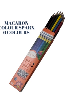 Macaron Colour Sparx 6 colour pencils